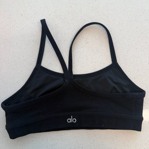 Alo Yoga Gratitude Alosoft Bra in Black (Sz XS) - Picture 4 of 5